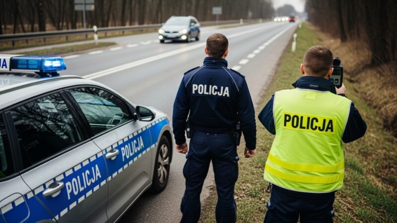 Kierowca szaleje w Piotrkowie: jazda pod prąd i niebezpieczne zawracanie na dwupasmówce!