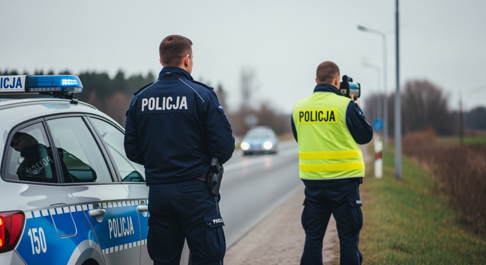 Bezpieczne drogi w Piotrkowie: Policja walczy z nadmierną prędkością