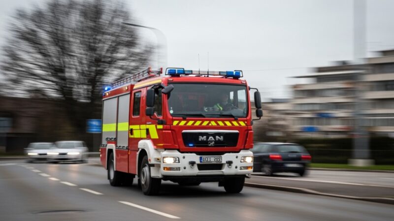 Pożar w areszcie: Ucieczka osadzonego udaremniona!