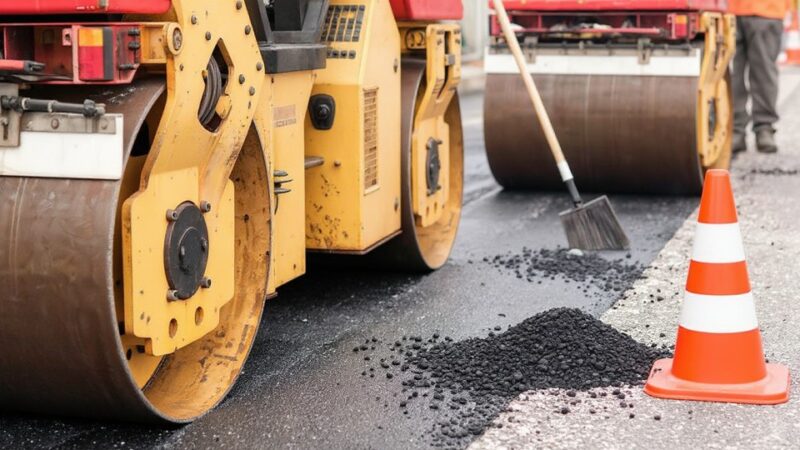 Zbliża się koniec pierwszego etapu remontu ul. Jeziornej – wkrótce bitumiczne warstwy na drodze