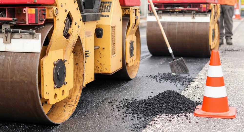 Zbliża się koniec pierwszego etapu remontu ul. Jeziornej – wkrótce bitumiczne warstwy na drodze