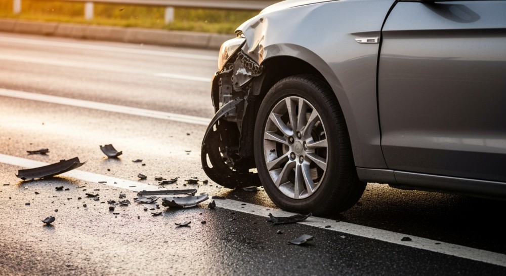 Wypadek na DK12: Droga zablokowana na pół godziny