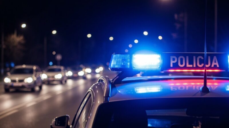 Pijany kierowca z 3 promilami w szaleńczym pościgu rozbił się o płot