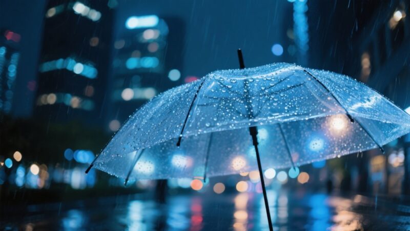 Mroźna noc nad Powiatem Piotrkowskim – przygotuj się na ekstremalne chłody!