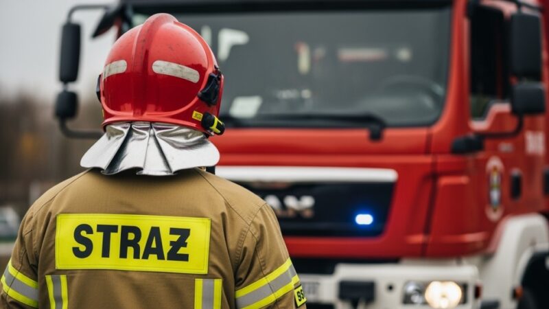 Uroczyste pożegnanie strażaka Marka Środy: oddanie i wdzięczność społeczności strażackiej