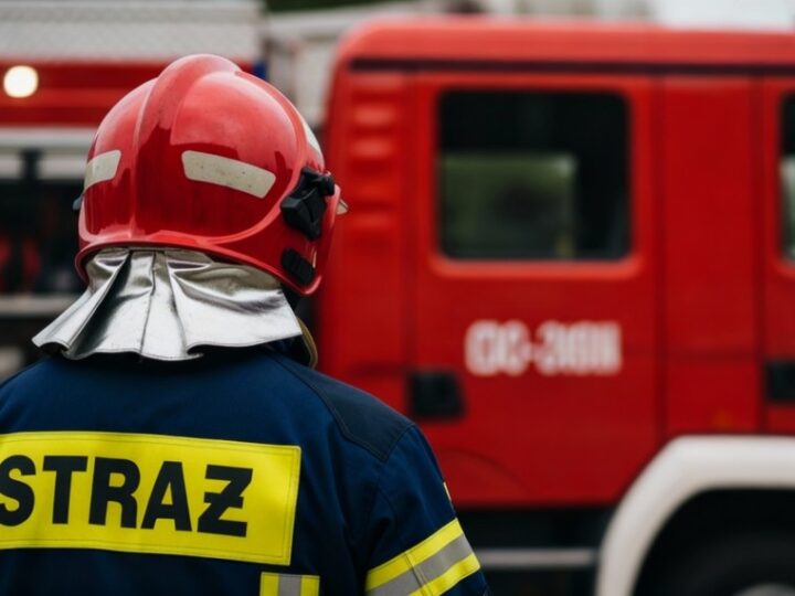 Przedszkolaki z Niechcic poznają świat strażaków w Rozprzy
