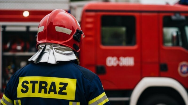 Przedszkolaki z Niechcic poznają świat strażaków w Rozprzy