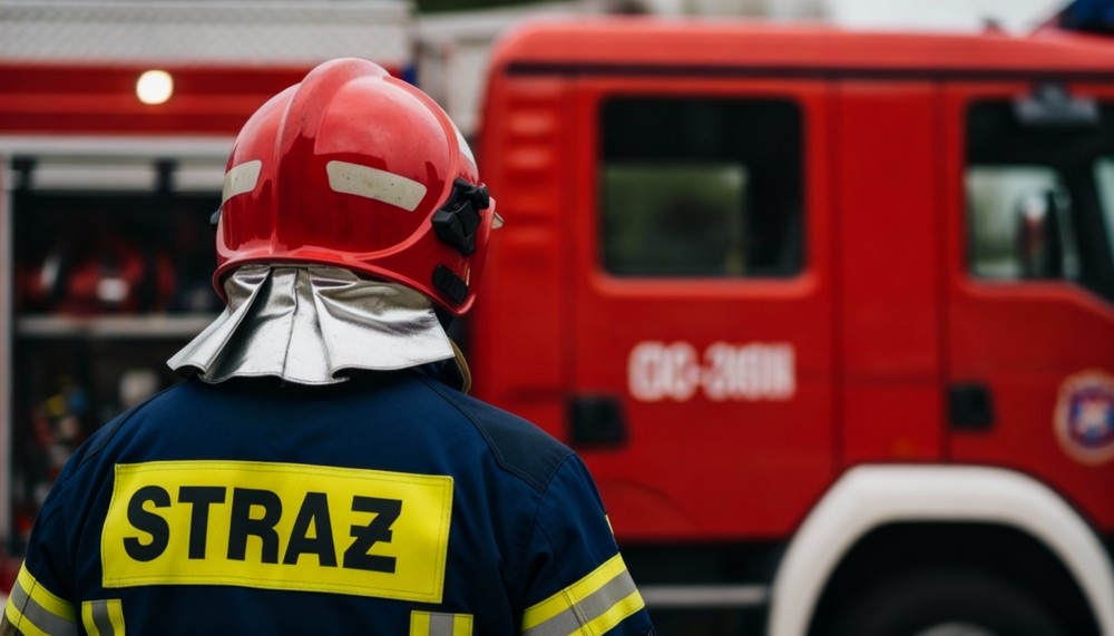 Przedszkolaki z Niechcic poznają świat strażaków w Rozprzy
