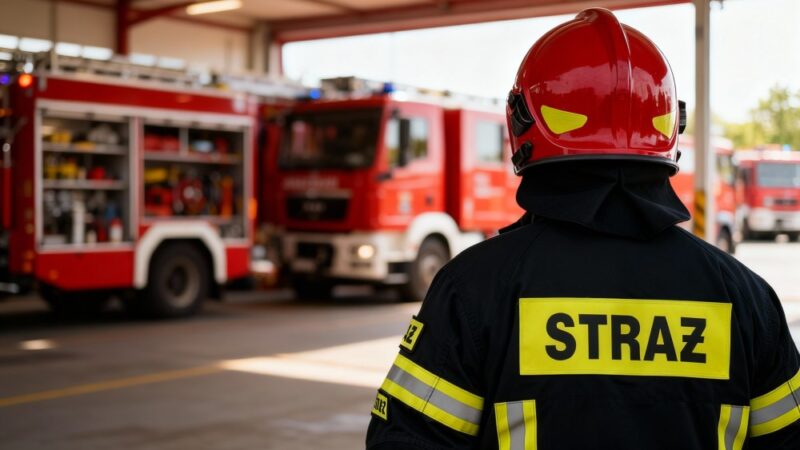 Postępy w budowie nowej strażnicy OSP Wolbórz: radni na placu inwestycji