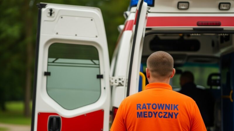 Młody strażak Wiktor Cejnóg bohaterem: Udzielił fachowej pomocy rannej kobiecie
