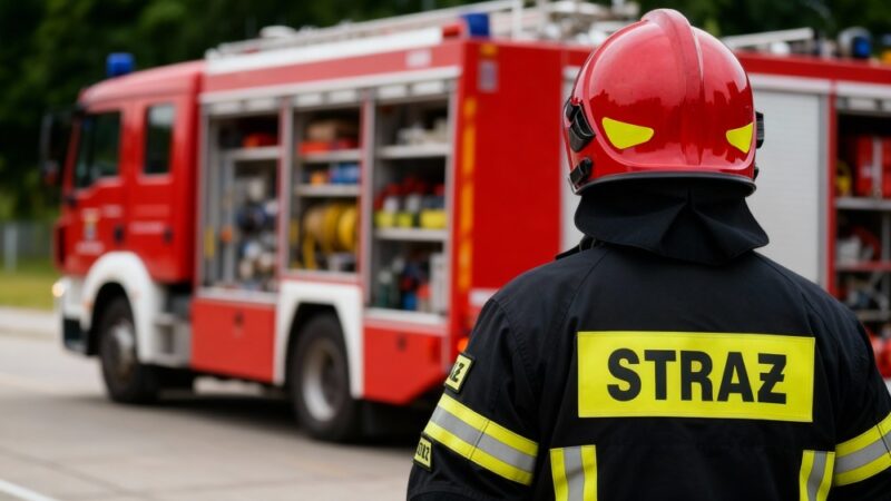 Strażacy z Sulejowa w akcji: szkolenie na wypadek pożarów i ewakuacji