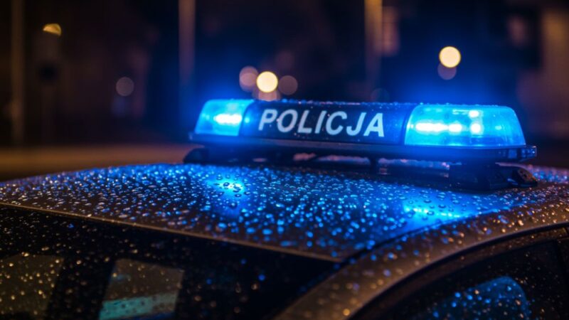 Policja w Piotrkowie Trybunalskim zatrzymała 26-latka poszukiwanego za narkotyki po dramatycznej ucieczce