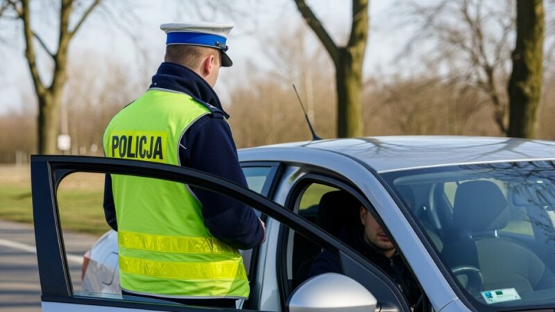 Kierowca Skody oszukiwał policję, podając dane brata i nie mając uprawnień do jazdy