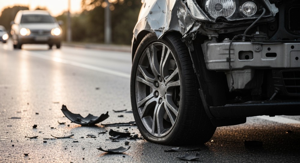 Poważny wypadek na DK12: kierująca Citroenem trafiła do szpitala